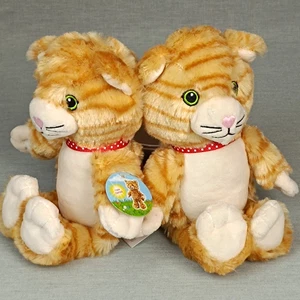 Ferrero Kinder Katze Tina Tapsig ❤️ Plüschtier Kuscheltier Stofftier ca 25cm SET - Bild 1 von 4