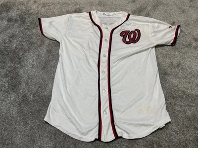 Camiseta deportiva de los Washington Nationals Bryce Harper Majestic Cool Base MLB talla juvenil XL - Imagen 1 de 4