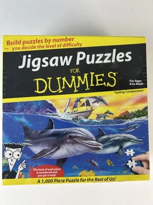 Quebra-cabeças para manequins companheiros golfinhos de vela 1000 peças novo lacrado - Imagem 1 de 4