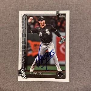 MIGUEL VARGAS Signed Autographed 2025 Topps Series 1 One Card CWS White Sox #190 - Picture 1 of 1