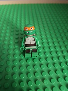 Lego Michelangelo Minifigur Teenage Mutant Ninja Turtles Tounge Out Version - Bild 1 von 5