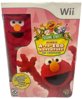 ⭐️ Sesame Street Elmo's A-To-Zoo Adventure (Nintendo Wii, 2010) NEW / SEALED ⭐️ - Image 1 of 4