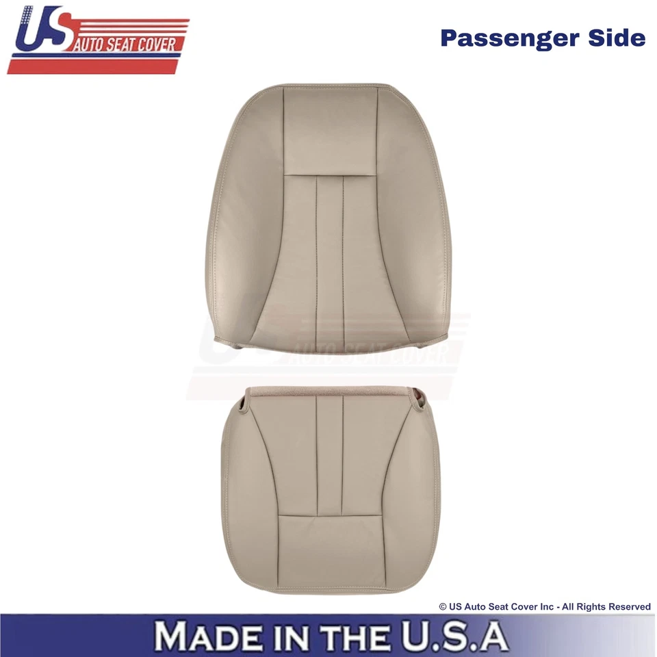 2004-2007 For Chrysler Town & Country Leatherette Passenger Covers Lt. Greystone - Image 1 of 4