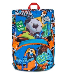 SJ GANG SEVEN ZAINO ESTENSIBILE BIG TINYPATCH BOY NEW COLLECTION SCUOLA - Foto 1 di 7