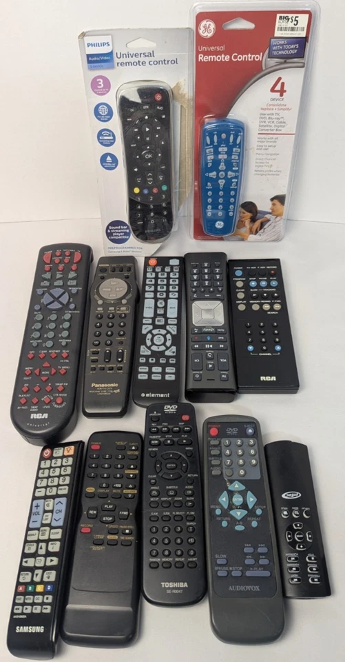 Lote de 12 nuevos mandos a distancia usados Samsung Toshiba Audiovox Panasonic TODOS PROBADOS Foto 1 de 4