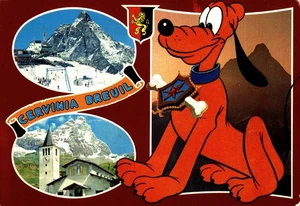 WALT DISNEY - CERVINIA BREUIL, Aosta - PLUTO - VG - #430 - Picture 1 of 2