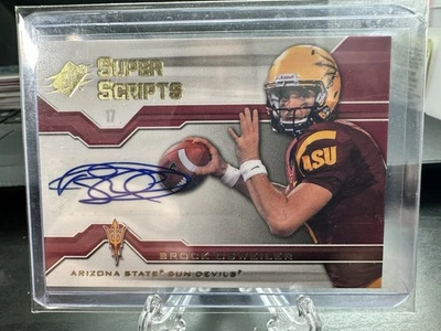 2012 Upper Deck SPX Brock Osweiler SS”-OS Super Scripts Autographed  - Image 1 of 2