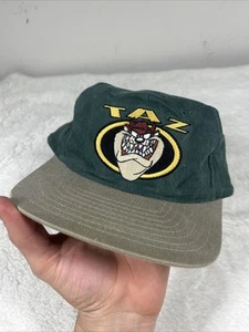 Vintage 90s Looney Tunes Head Start Snapback Hat Taz Embroidered - Picture 1 of 7