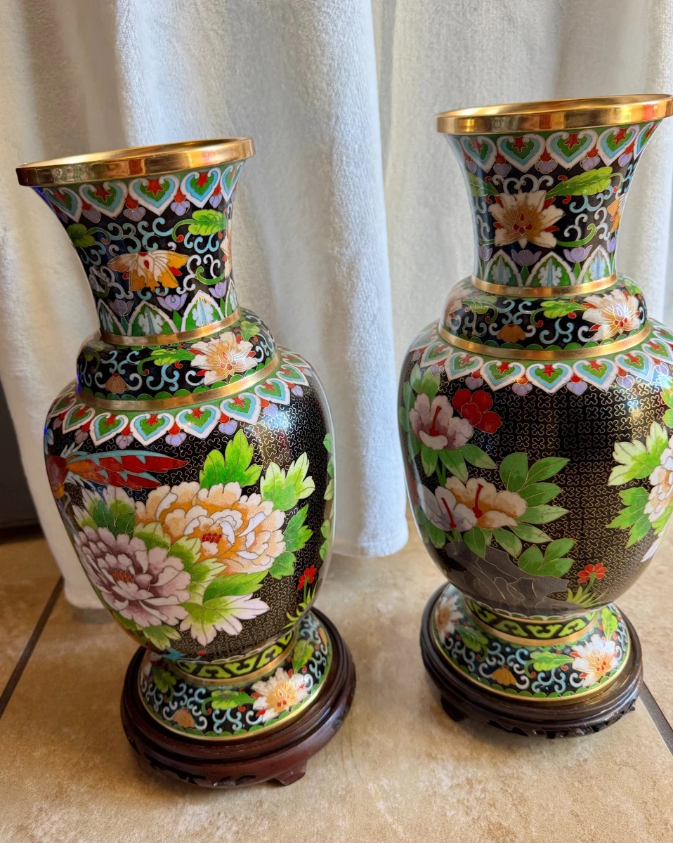 大花瓶中国古董花瓶| eBay