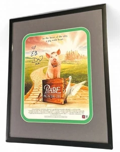 E.G. Daily Signed 11x14 Babe Pig in the City Photo Framed Display (PA) - Picture 1 of 7