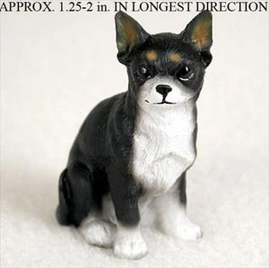 Chihuahua Mini Handbemalt Figur Schwarz - Bild 1 von 1