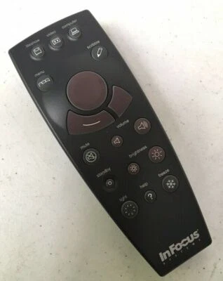InFocus Systems 590-0198-XX Projector Remote, Used, Works - Image 1 of 4