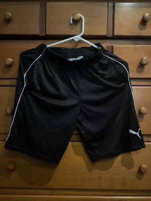 Puma athletic Shorts youth medium 10/12 black  - Image 1 of 4