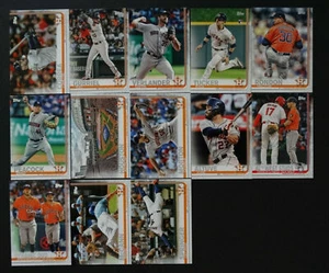 2019 Topps Series 1 Houston Astros Team Set 13 Baseball Cards - Picture 1 of 2