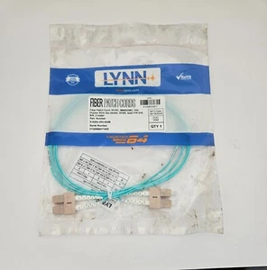 Lynn Fiber Patch Cord - 2 Meter OM4 Patch Cable Duplex LC to LC 2m - Afbeelding 1 van 1