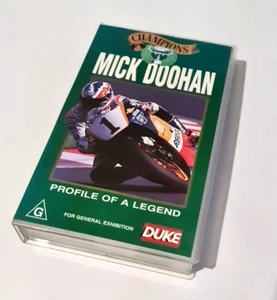 CHAMPIONS MICK MICHAEL DOOHAN PROFILE OF A LEGEND VIDEO not DVD 500cc MotoGP - Picture 1 of 2