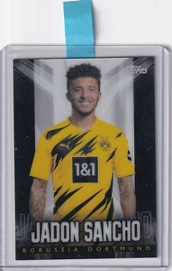 Topps BVB Chrome Transcendent 2020/21 Jadon Sancho Black Parallel 12/15 - Picture 1 of 2