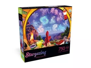 Rompecabezas de búfalo; campamento celestial; arte de Jeff Haynie; 750 piezas; #17504 - Imagen 1 de 2