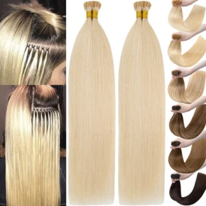 Clearance Itip Stick I Tip Real Remy Human Hair Extensions Thick Full Head 200G - Picture 1 of 28