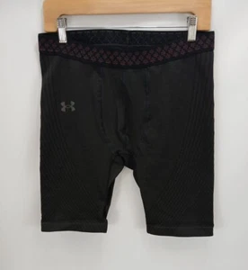 Under Armour Celliant Rush Heatgear Compression Shorts Black Men's L - Picture 1 of 6