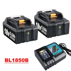 For Makita 18V Battery 5000mAh LXT BL1860B BL1830 BL1840B BL1850B / Charger UK - Picture 1 of 14