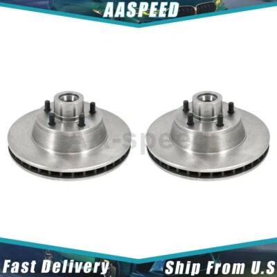 Front Brake Rotors and Hub Assembly For Dodge B200 1980 1979 1978 1977 1976 1975 - Image 1 of 3