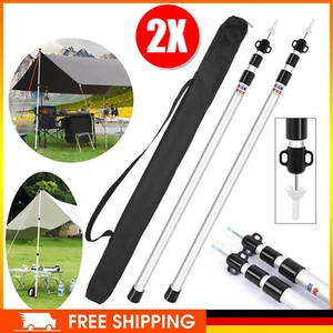 Aluminium Teleskopstangen Zeltstangen 120-300cm Camping Zelt Outdoor Zamper R6K5