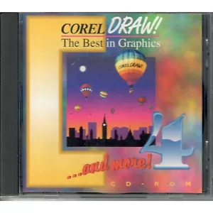 Vintage Corel Draw 4 The Best in Graphics and more 2 Discs CD-ROM - Picture 1 of 4