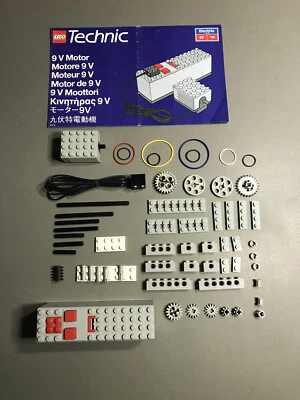 LEGO TECHNIC 8720 MOTOR SET 9V von 1990 komplett mit OBA Bauanleitung - Bild 1 von 4
