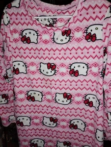 Chemise de nuit / chemise de nuit polaire Sanrio Hello Kitty rose 2016 - Photo 1 sur 4