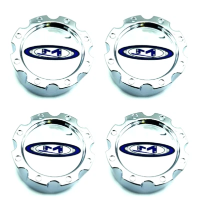 Set of 4 Moto Metal MO950 MO951 MO953 Chrome Wheel 8 Lug Center Cap 353K133H 3.5 - Image 1 of 4