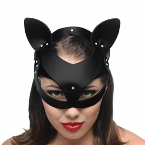 Master Series: Bad Kitten Leder Katzenmaske - Bild 1 von 6