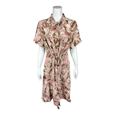 Vestido camisero estampado utilitario tejido Isaac Mizrahi para mujer talla neutro 18W Foto 1 de 2