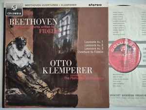 KLEMPERER CONDUCTS BEETHOVEN OVERTURES PO EMI COLUMBIA SAX 2542 - Picture 1 of 4