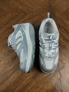 Scarpe da passeggio sneakers Skechers Shape Ups donna taglia 8 bianco grigio argento 11814 - Foto 1 di 13