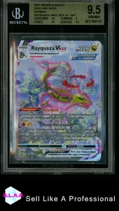 RAYQUAZA VMAX SCR ALT ART 2021 POKEMON SW EVOLVING SKIES GER 218 BGS 9.5 - Bild 1 von 2