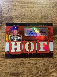 Nolan Ryan Auto 2006 Topps Triple Threads Autographs Jersey Patch Astros HOF /18 - Picture 1 of 9