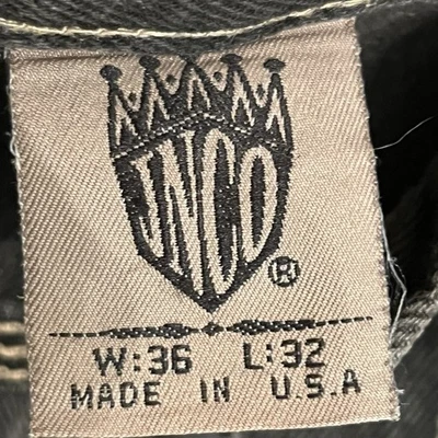 JNCO Vintage Made In USA Baggy Black  Skater Crown - Image 1 of 4