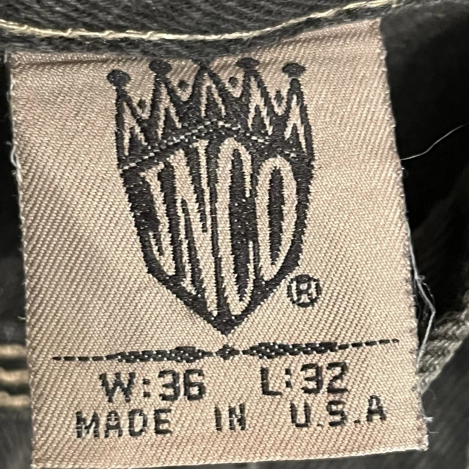 Corona Patinadora Negra Suelta JNCO Vintage Hecha en EE. UU. Foto 1 de 4