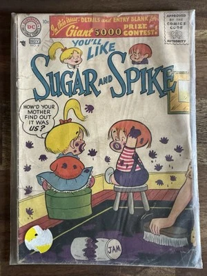Sugar and Spike No4 (DC Comics ноябрь 1956 г.) 2.0 очень хорошее состояние - Изображение 1 из 2