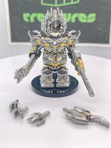CUSTOM IMPORT Brick Man #3 LEGO TRANSFORMERS MEGATRON Deluxe MiniFig *NO BOX* - Picture 1 of 13