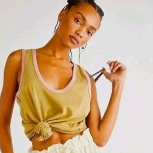 Tanque We The Free Free People Oliva y Rosa Talla M - Imagen 1 de 11