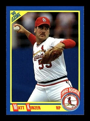 MATT KINZER ⚾ 1990 Score Baseball RC Rookie Card St. Louis Cardinals #628 - Image 1 of 2