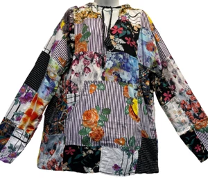 Neu mit Etikett FUNKY STUFF Patch Hippie Kapuze Tasche Viskose HOODIE TOP JACKE 1X kostenloser Versand - Bild 1 von 7