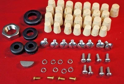 IH Farmall Cub Paint & Restoration Hardware Upgrade Kit: Grommet Cork Hood Grill - Image 1 of 4