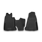 Produktbild - OMAC Gummimatten Fußmatten für Ford Transit 2006-2014 TPE Automatten Schwarz 2x