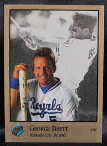1992 Leaf Studio George Brett Baseball Card #181