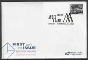 US 5854k Ansel Adams Jeffrey Pine Yosemite Park CA Ceremony Program FDC 2024 - Picture 1 of 3
