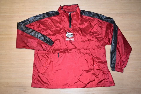 VTG Gear For Sports Carolina Mud Cats Minor League Baseball 1/4 Zip Jacket XL Cover