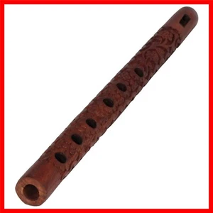 Artisan-Crafted 33cm Indian Flute - Decorative and Musical Excellence in C Major - Picture 1 of 10
